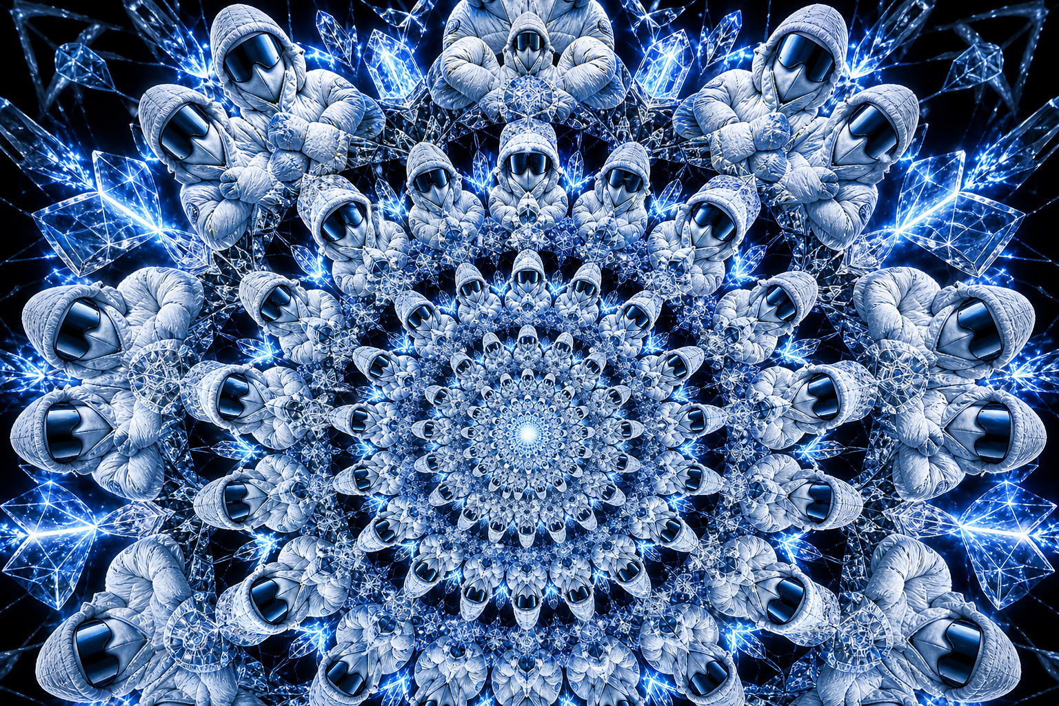 Fractal ICEMAN kaleidoscope